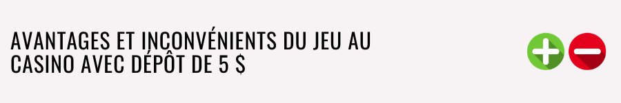 casino en ligne canada dépôt 5
