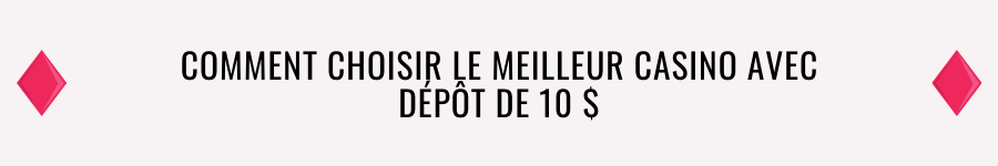 casino en ligne depot 10 euros