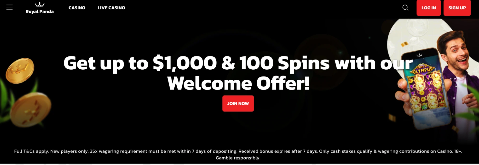 royal panda casino page principale