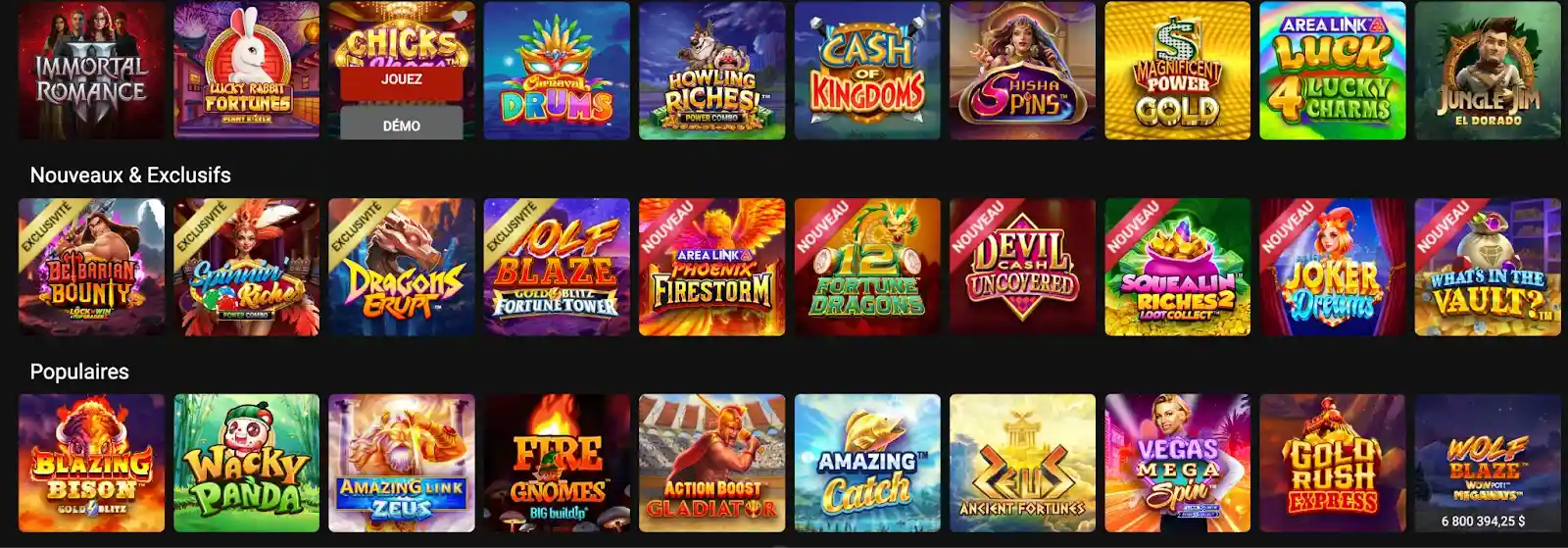 royal vegas casino games