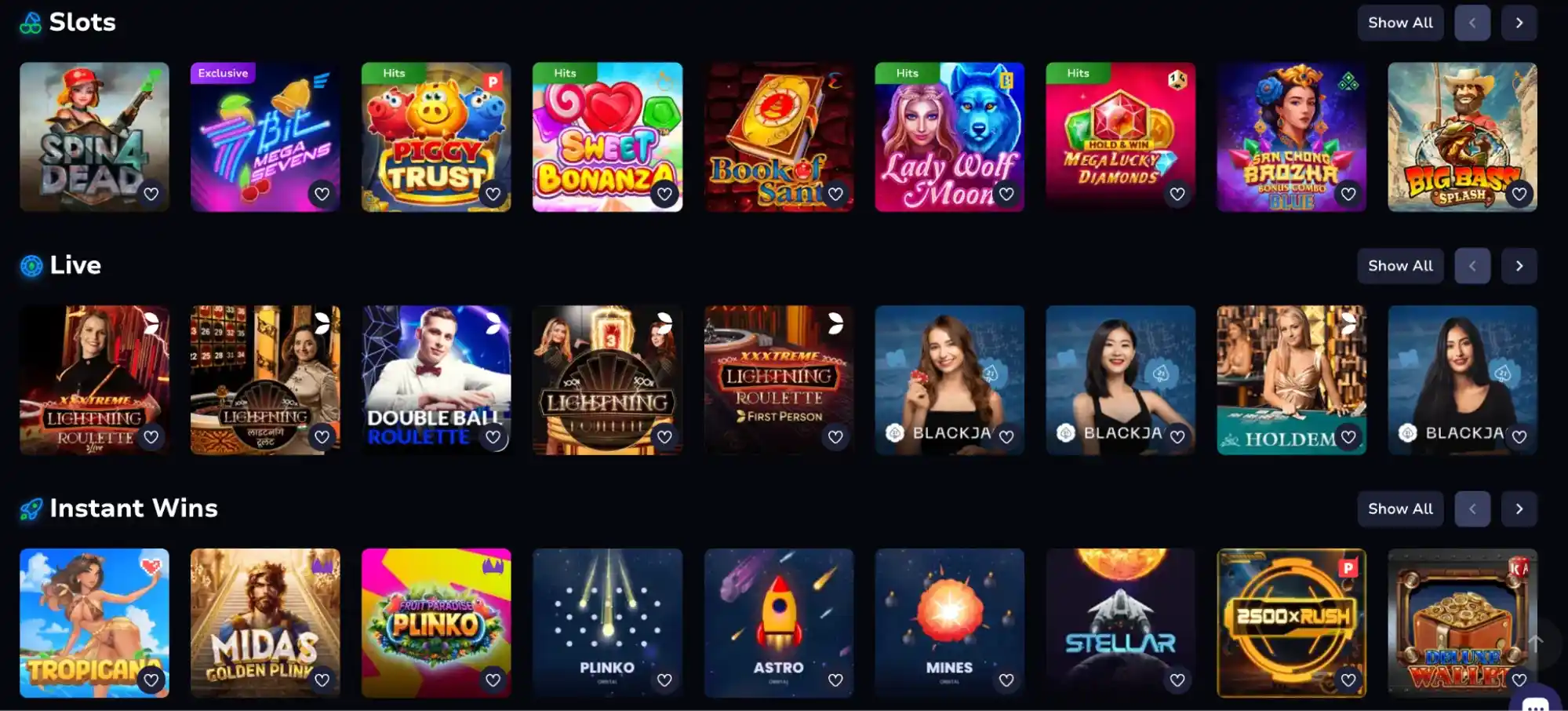 7bit casino jeux