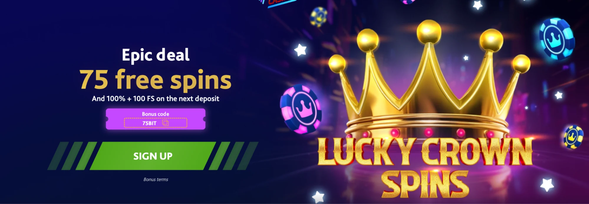 7bit casino lucky crown spins