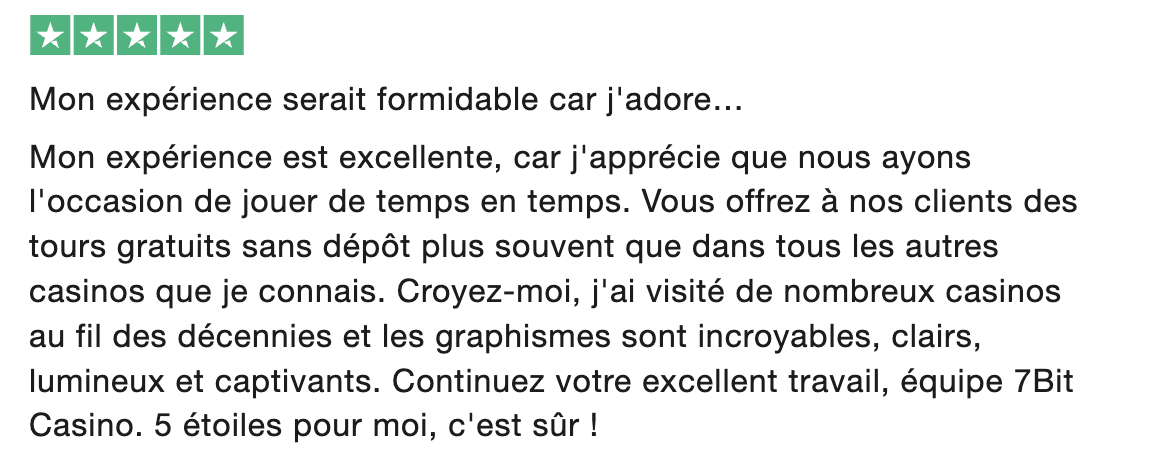 7bit casino revoir