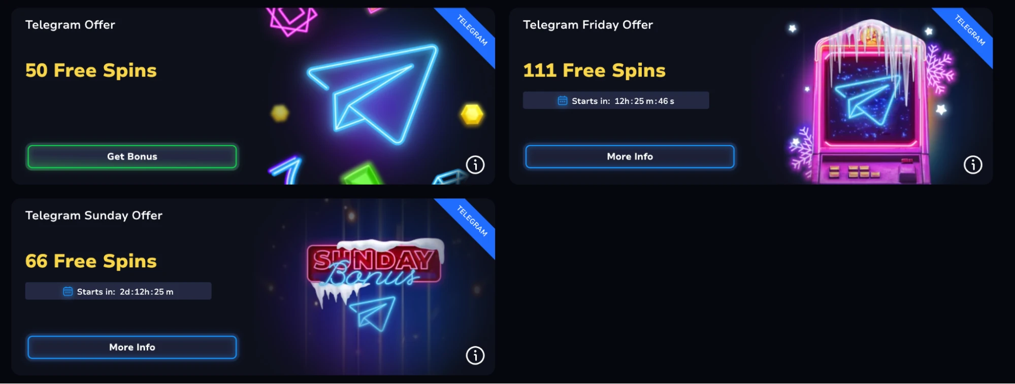 7bit casino telegram offer