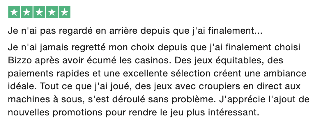 bizzo casino revoir