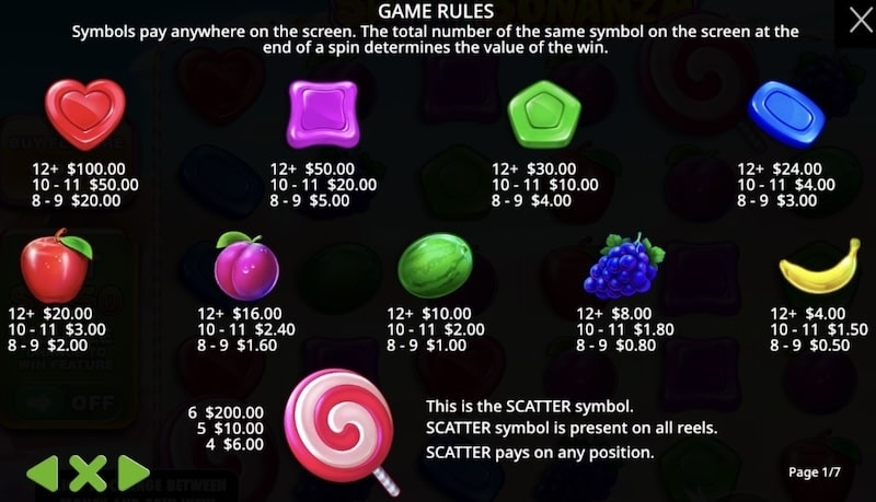 sweet bonanza jeux