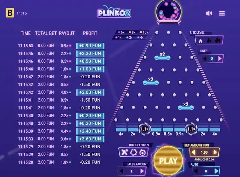 plinko2 revision du jeu