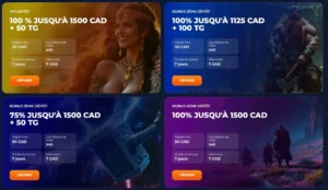 Bonus du Axe Casino
