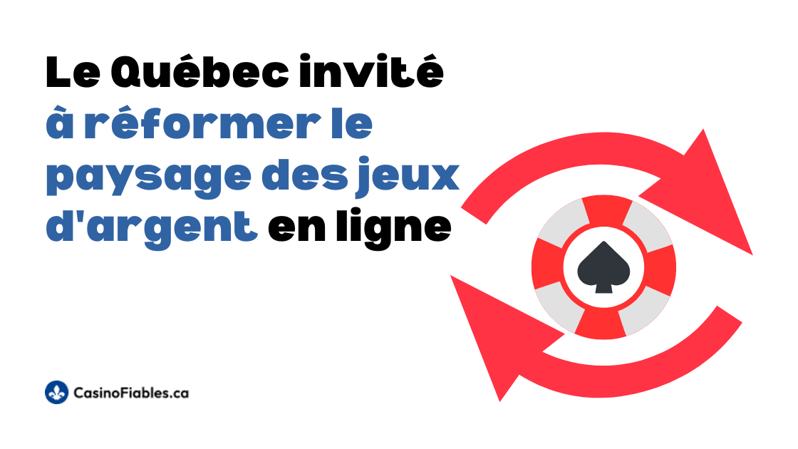 Le Québec exhorté à réformer le paysage des jeux d’argent en ligne