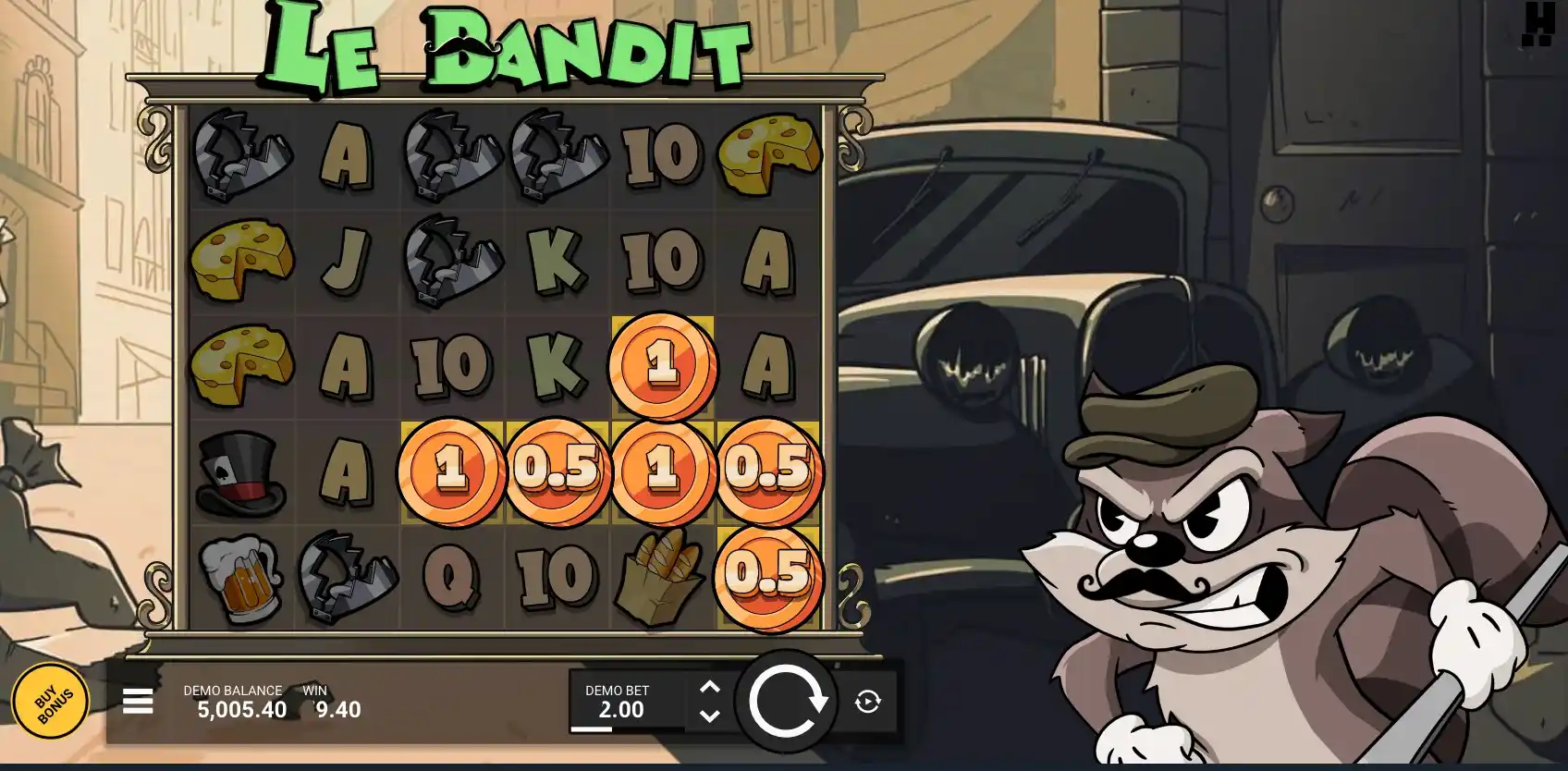le bandit gagner