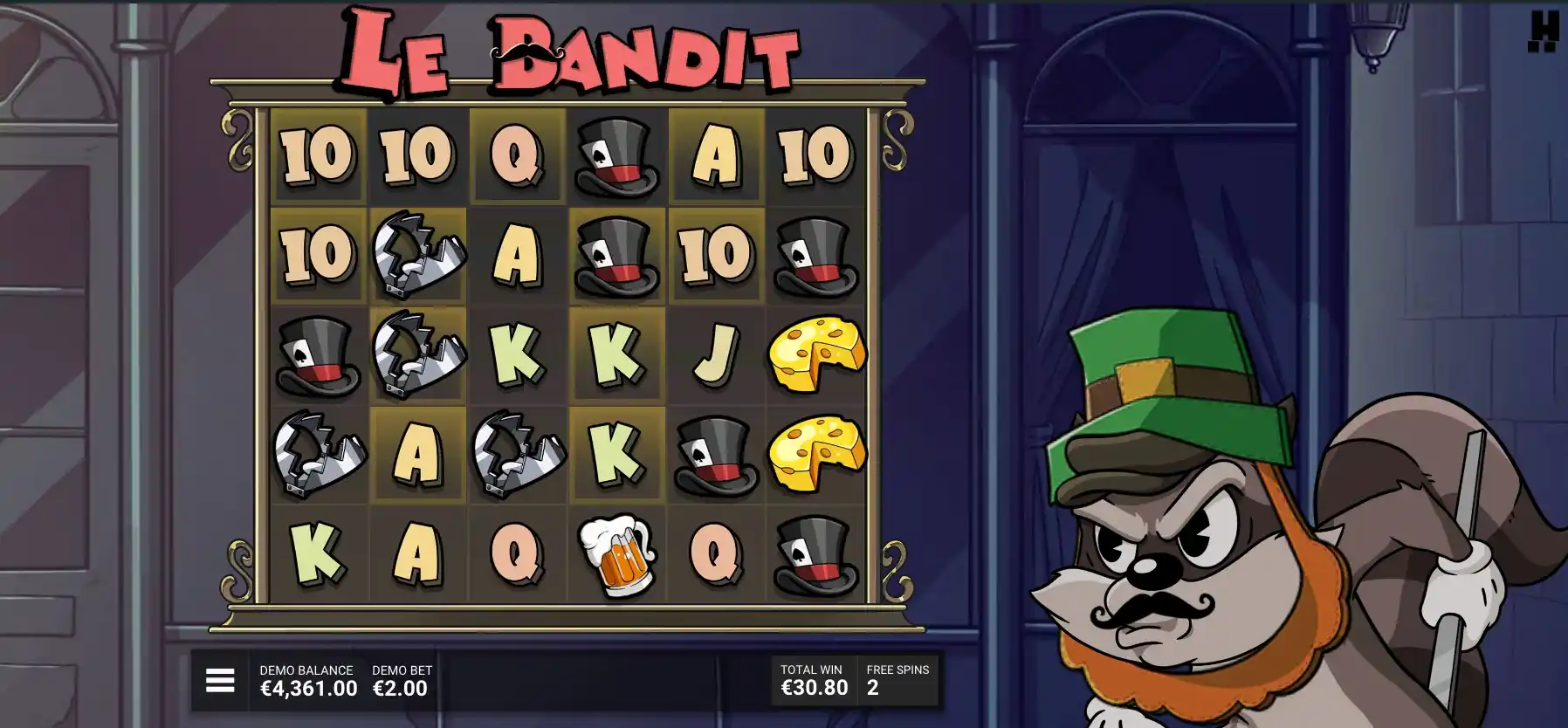 le bandit la fente