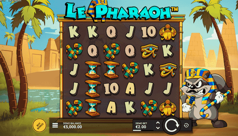 le pharaoh machine a sous