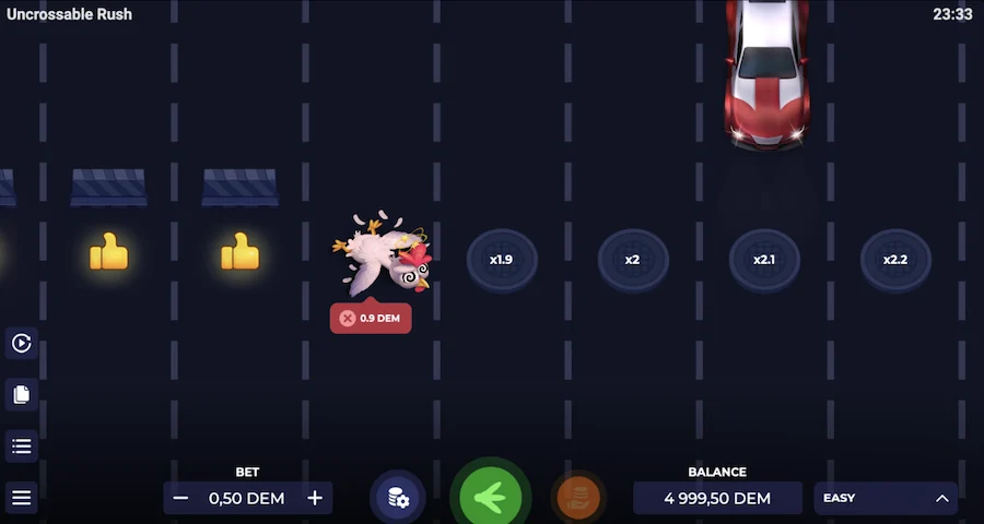 uncrossable rush jeu