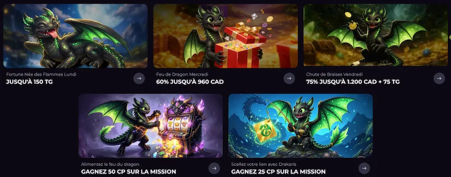 drakaris casino bonus