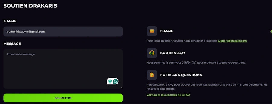 drakaris service client